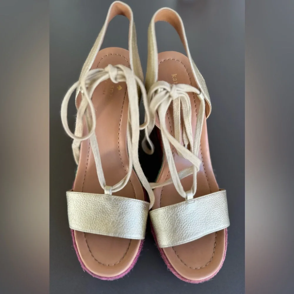 Kate Spade New York Daisy Too platform wedge espadrille - Size 10‎